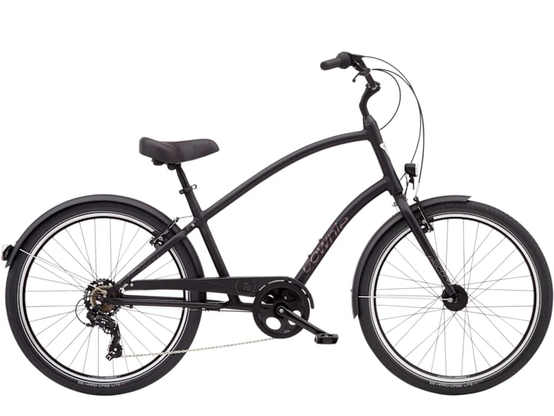 Townie 7D EQ Step Over 26 TALL Matte Black