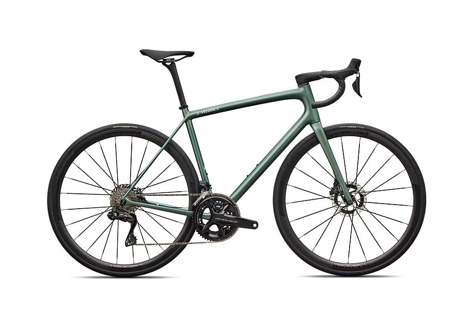2026 Specialized Aethos S-Works Di2 Bike Gloss Premium Fjord Metallic / Dolomite Metallic 49