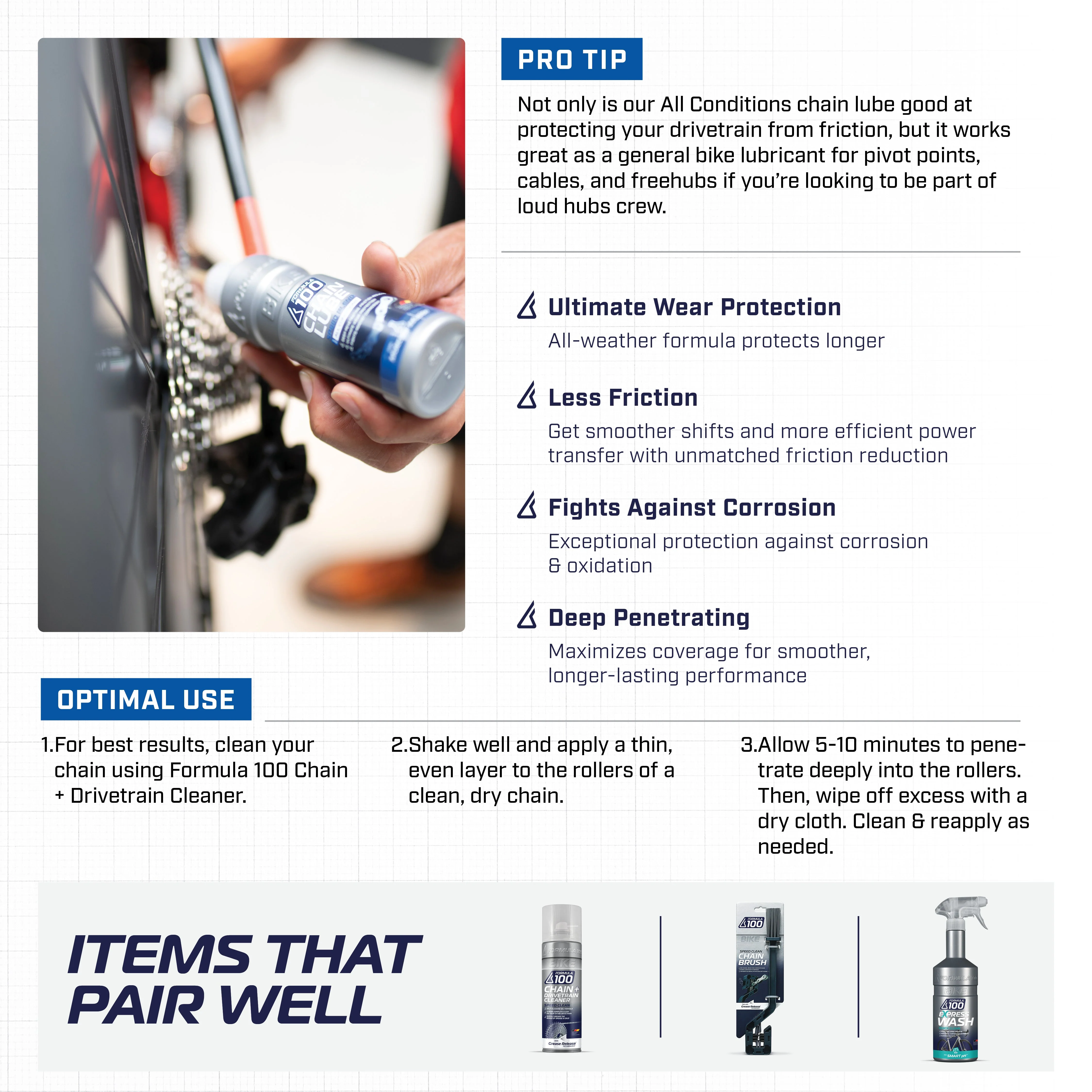 All Conditions Chain Lube - 120mL Drip Bottle - Image 6
