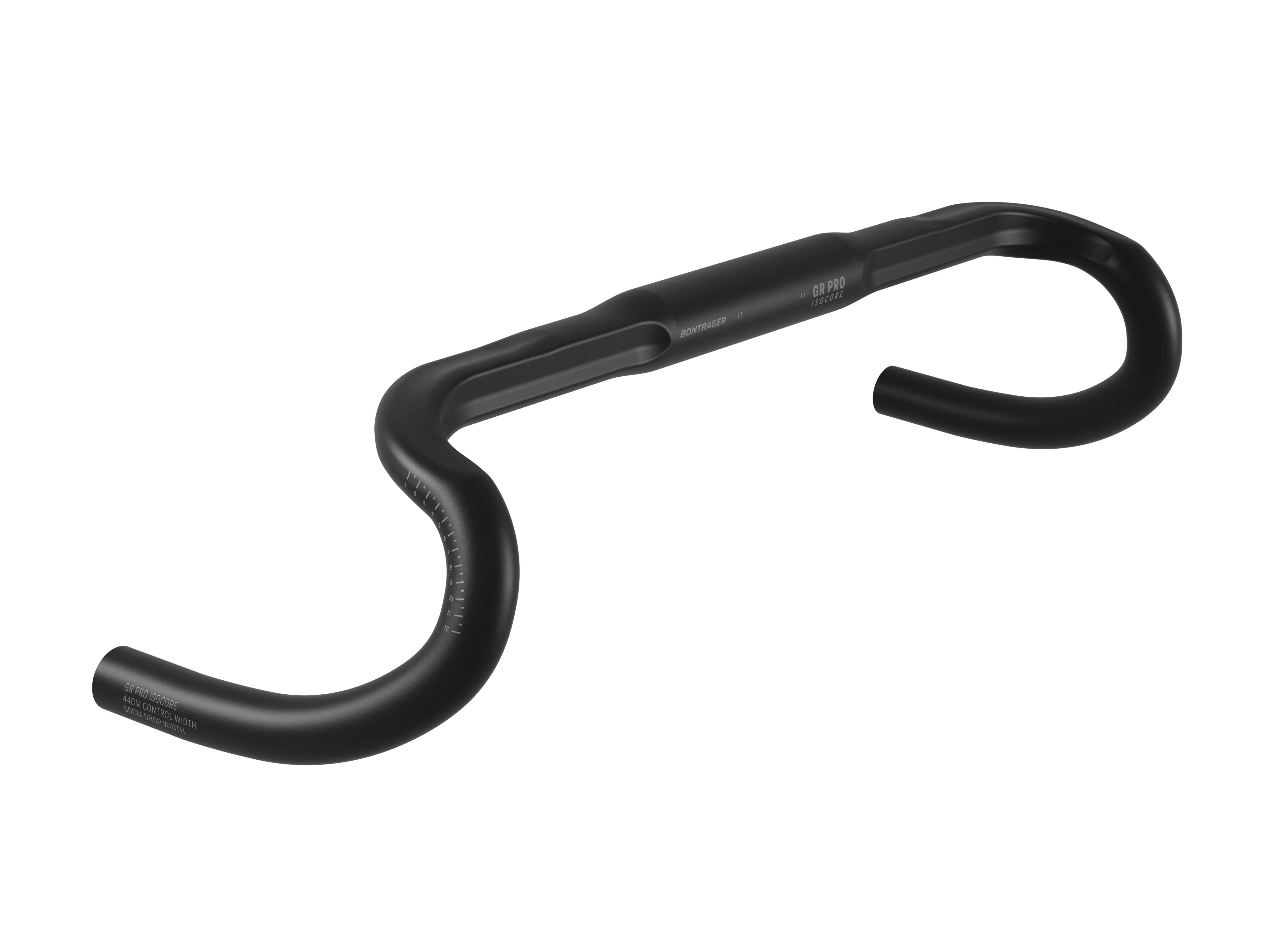 Bar Bontrager GR Pro ISOCORE Quest Carbon 44/50 Black/Grey