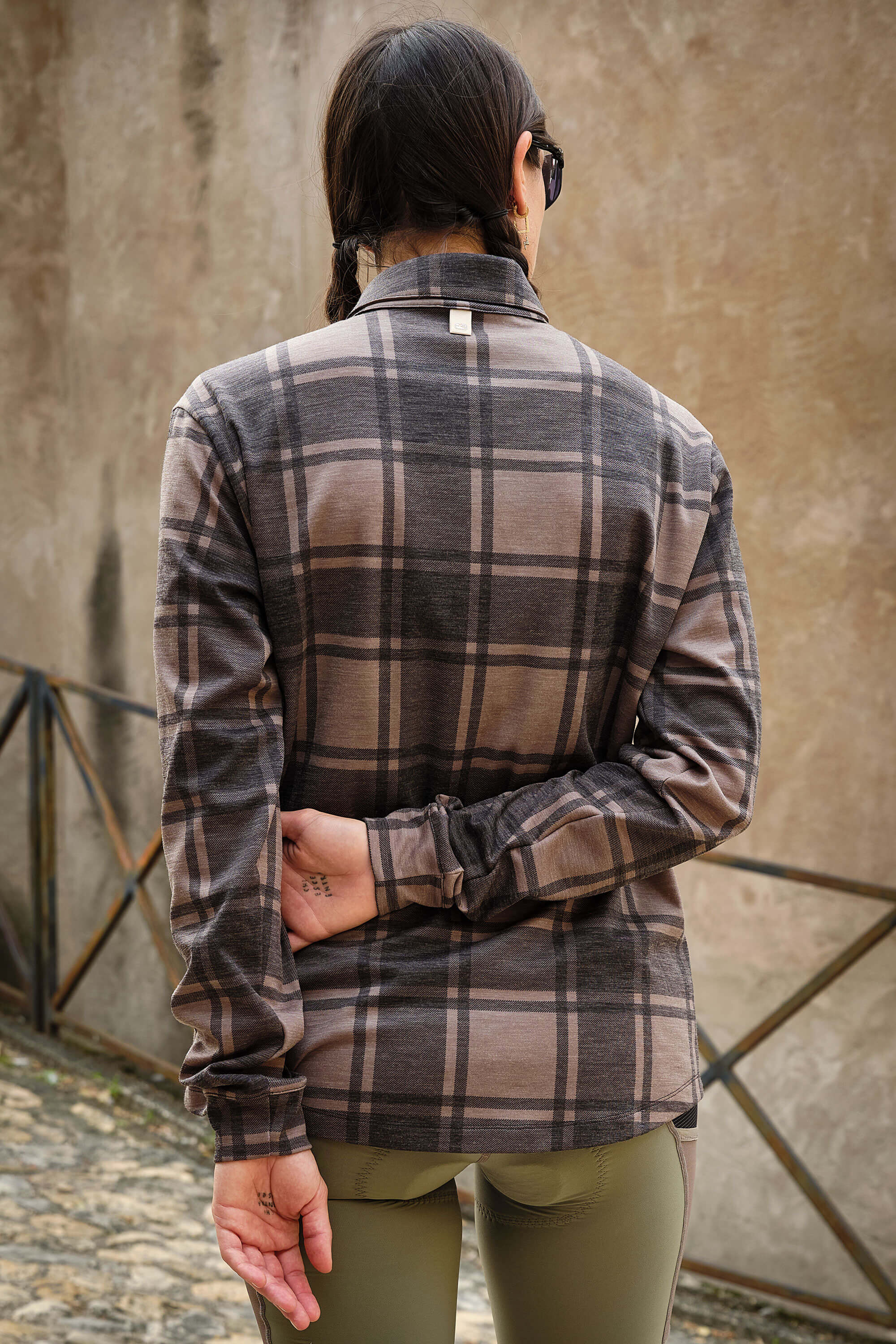 Beyond Gravel Button Down Wool Long Sleeve Shirt - Image 7
