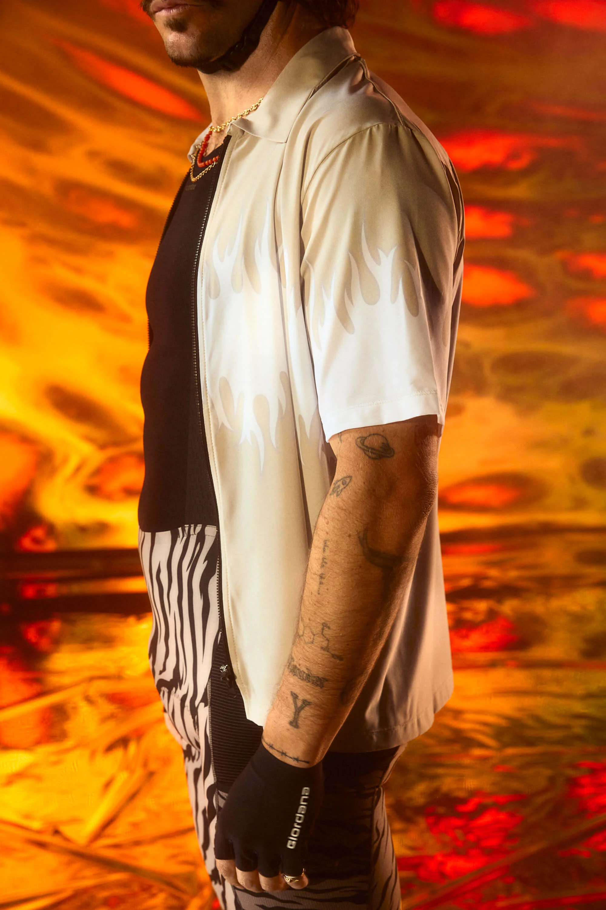 Beyond Gravel Flames Soave Resort Shirt - Image 11