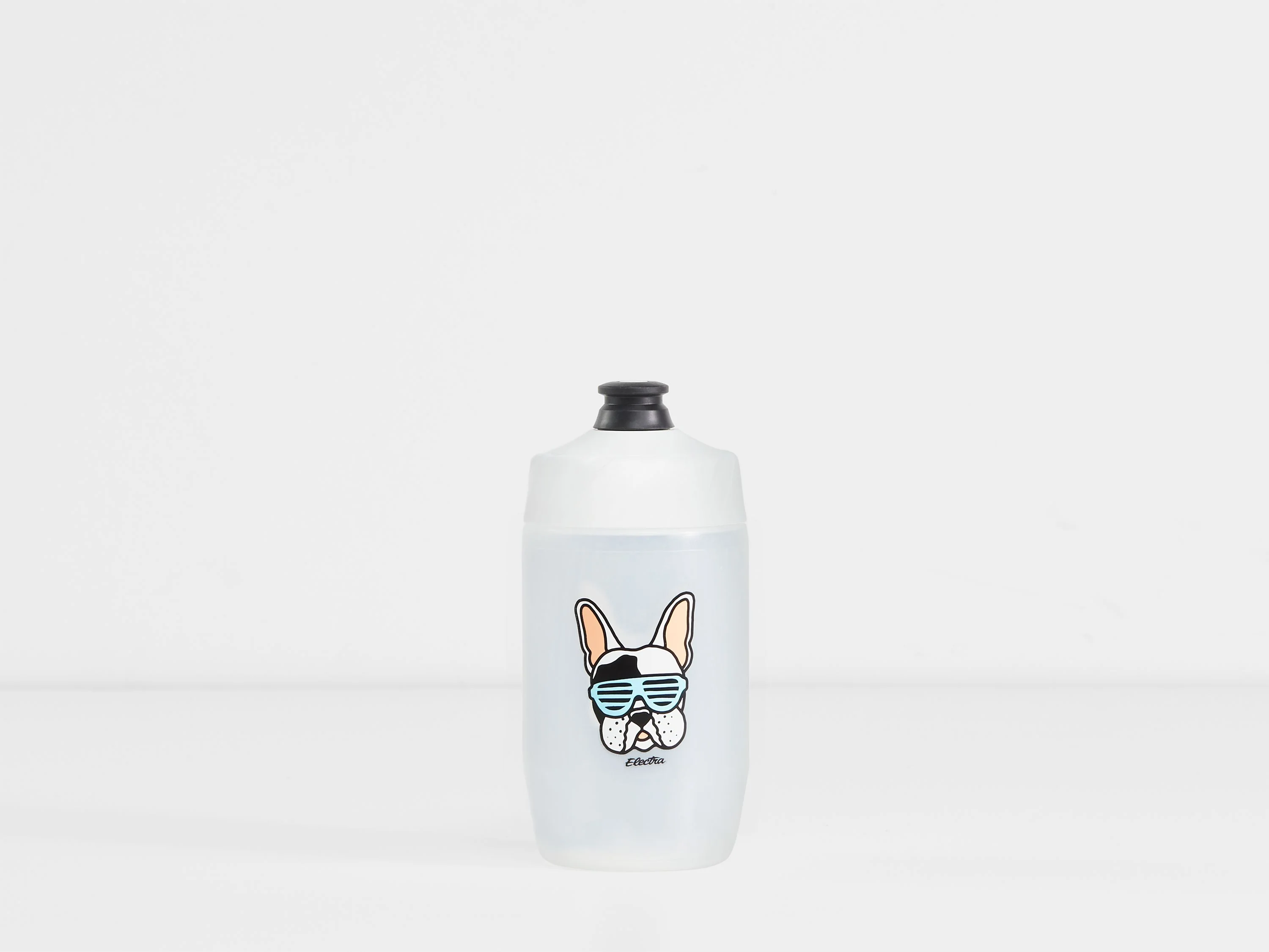 Bottle Trek Voda 15oz Frenchie Bulldog Clear/Pink