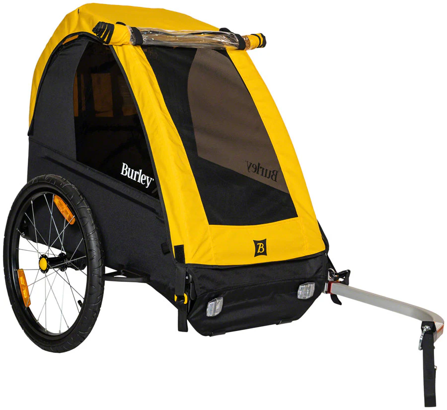 Burley Bee Child Trailer - Single Yellow