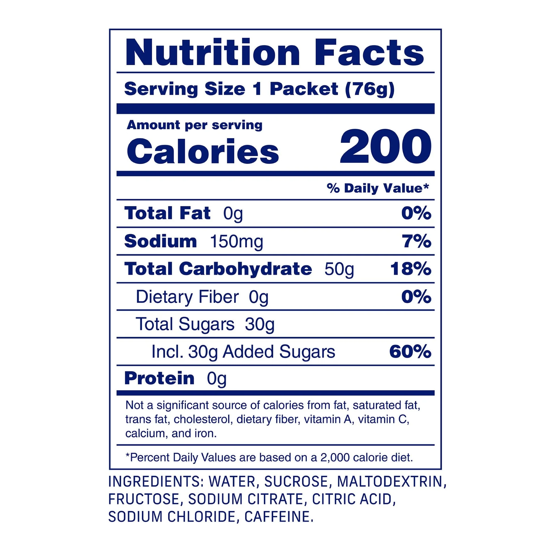 Carbs Fuel Caffeinated Original 50g Energy Gel Energy Gel - Image 3