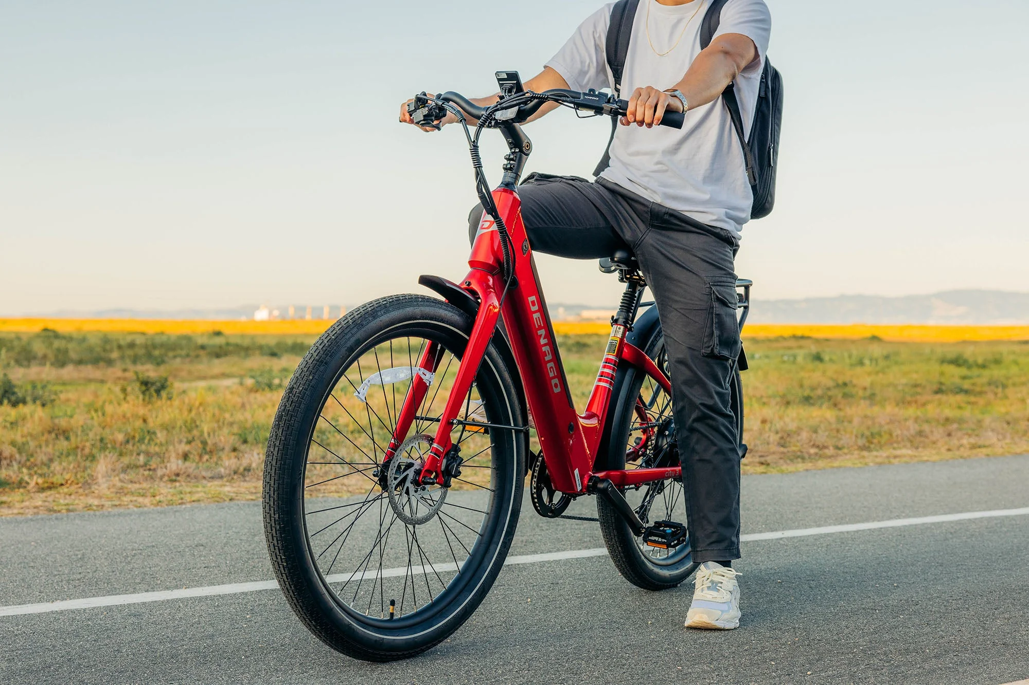 City 3 Step-thru Electric Hybrid Bike - Image 9