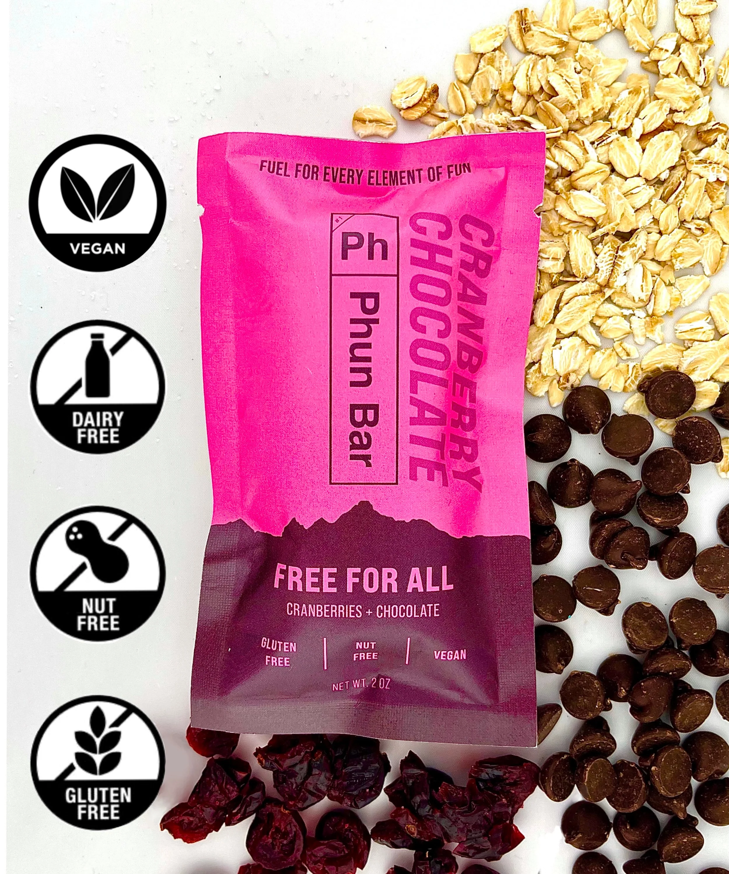 Cranberries+Chocolate Vegan "Free For All"
