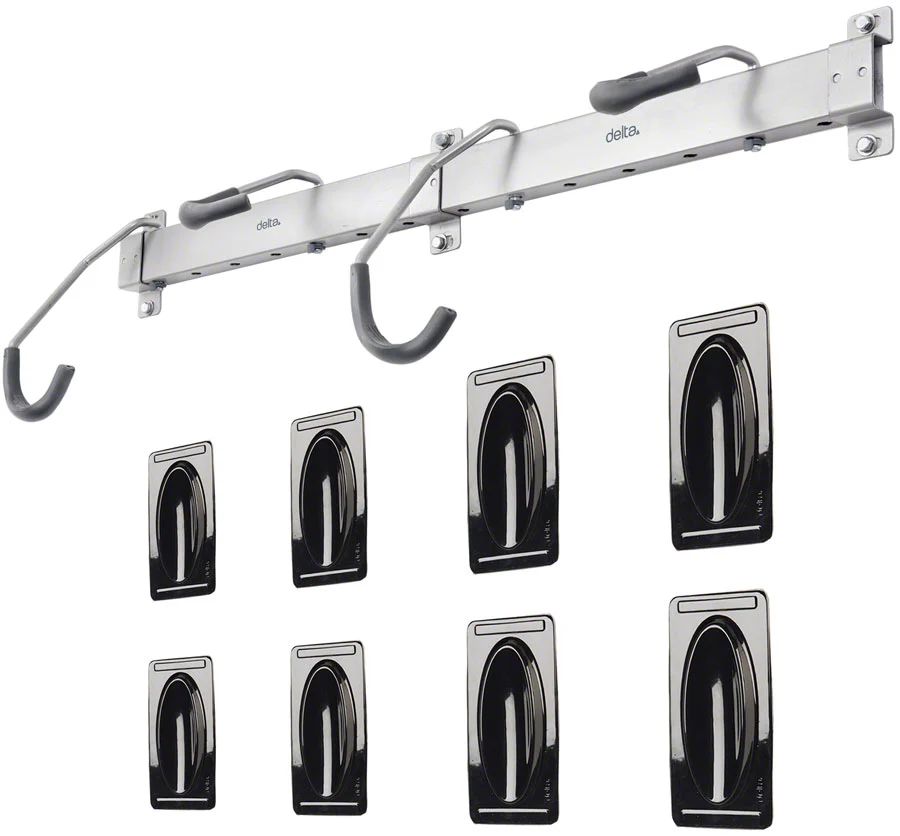 Delta Heavy Duty Track Rack Wall Mount Bike Rack