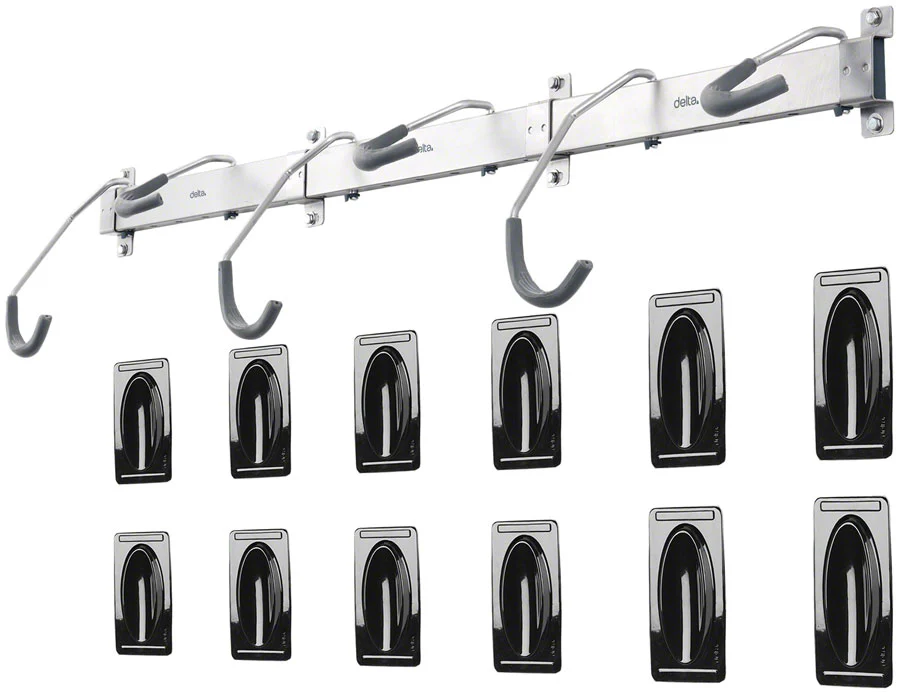 Delta Heavy Duty Track Rack Wall Mount Bike Rack - Image 2
