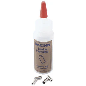 Dia-Compe Ferrules 5mm - Chrome, 100/Count - Image 2