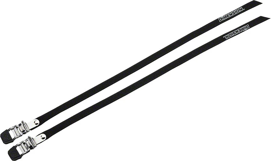 Dimension Nylon Toe Straps - Black - Image 2