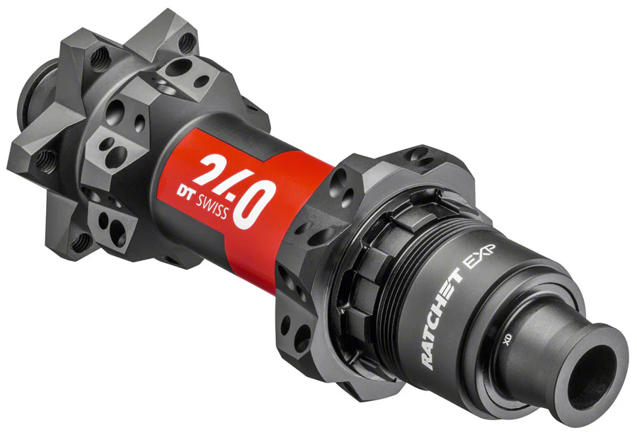 DT Swiss 240 EXP Rear Hub - 12 x 148mm 6-Bolt XD BLK/Red 28H 36pt Straight Pull