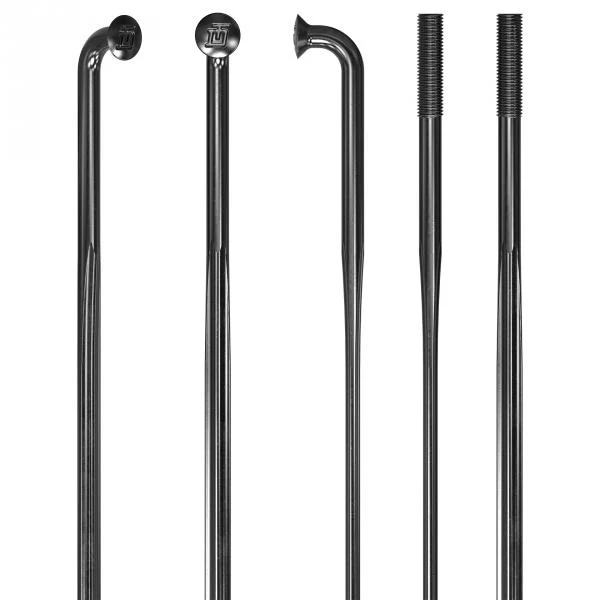 DT Swiss Revolite Bladed Spokes - J-bend, Black, Box of 20