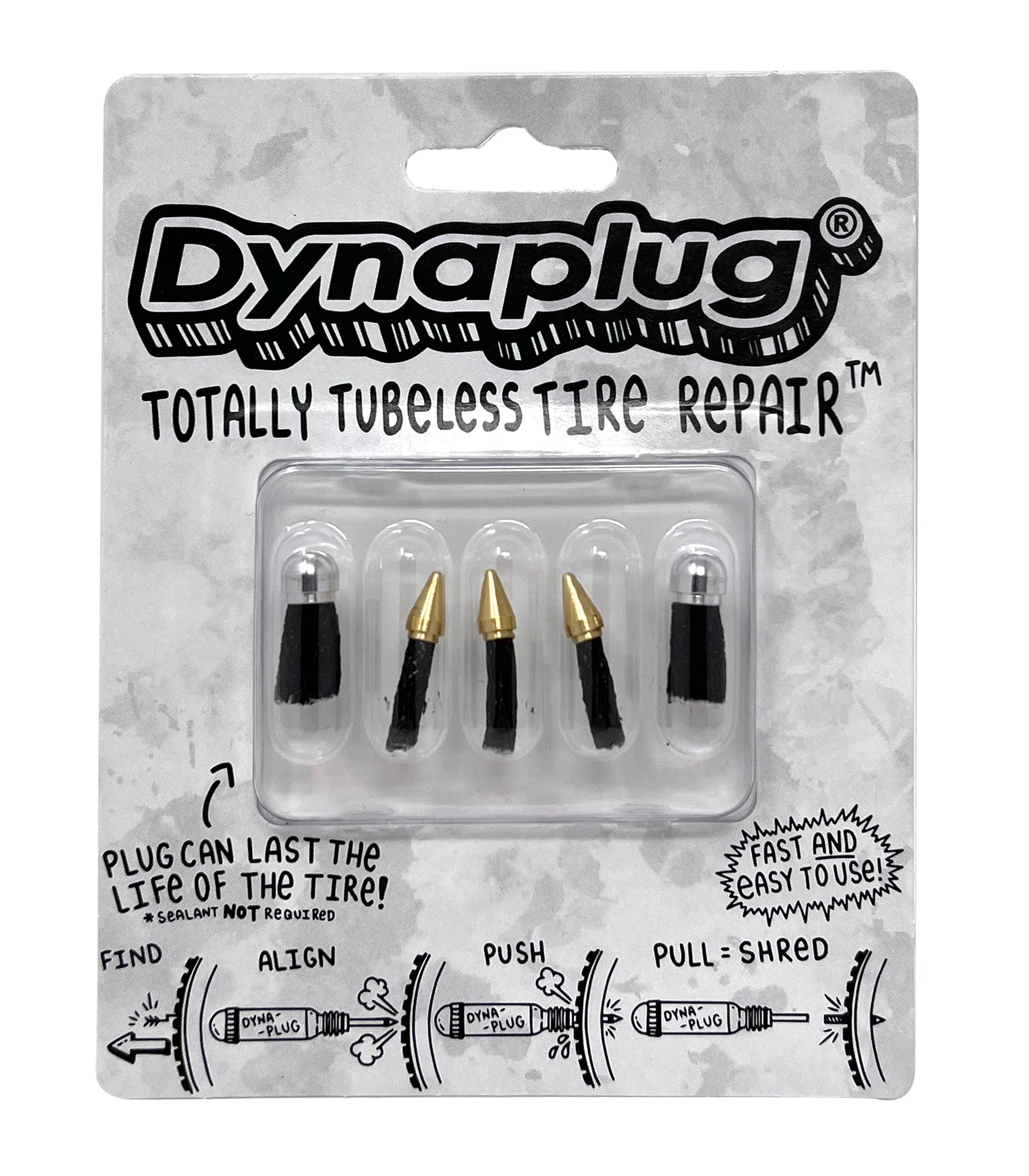 Dynaplug Tubeless Bicycle Tire Repair Plugs - Image 2