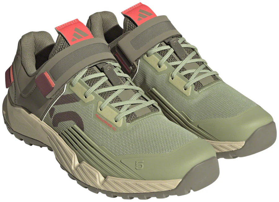 Five Ten Trailcross Mountain Clipless Shoes - Women's, Magic Lime/Quiet Crimson/Orbit Green
