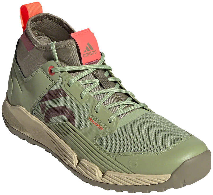 Five Ten Trailcross XT Flat Shoes - Women's Magic Lime/Quiet Crimson/Orbit Green