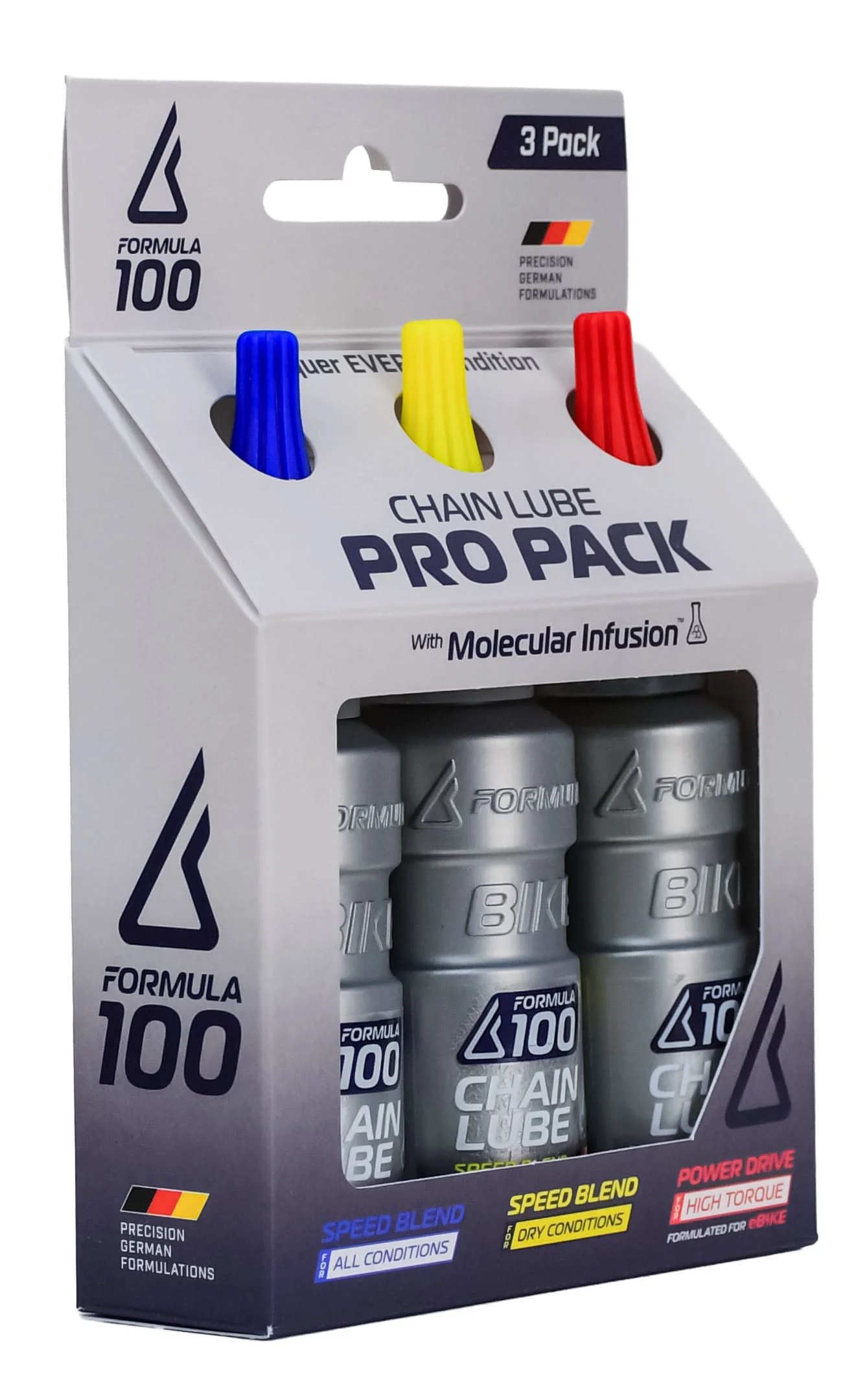Formula 100 Chain Lube Pro Pack - 3x 50mL Drip Bottles - Image 7