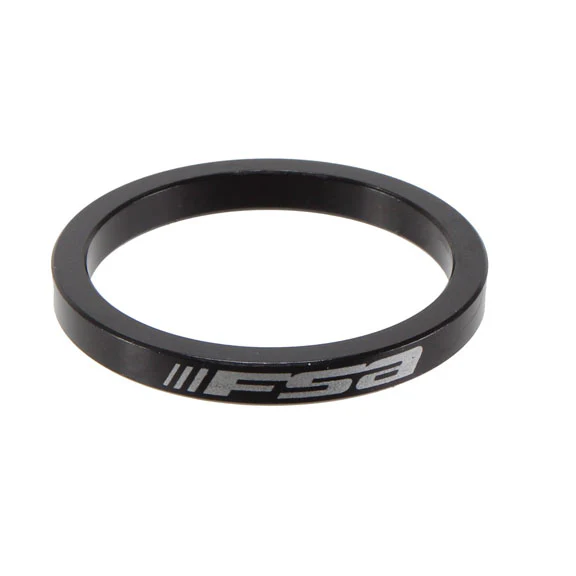 FSA Aluminum Headset Spacer - 1-1/8" Black - Image 2