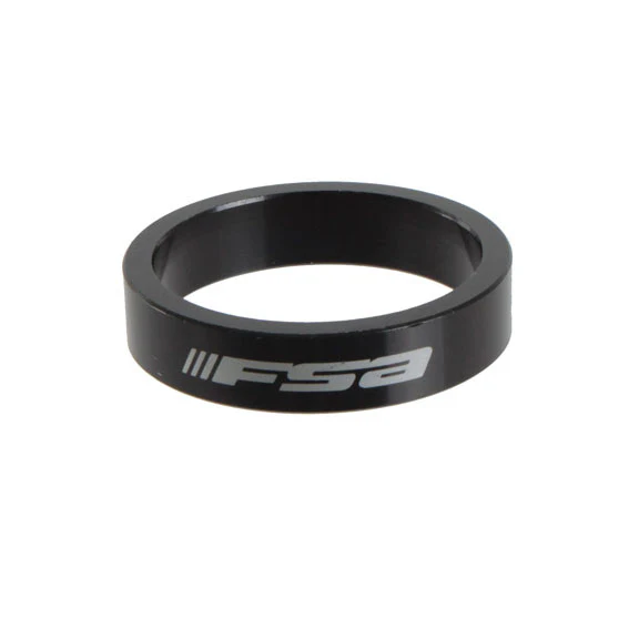 FSA Aluminum Headset Spacer - 1-1/8" Black - Image 3