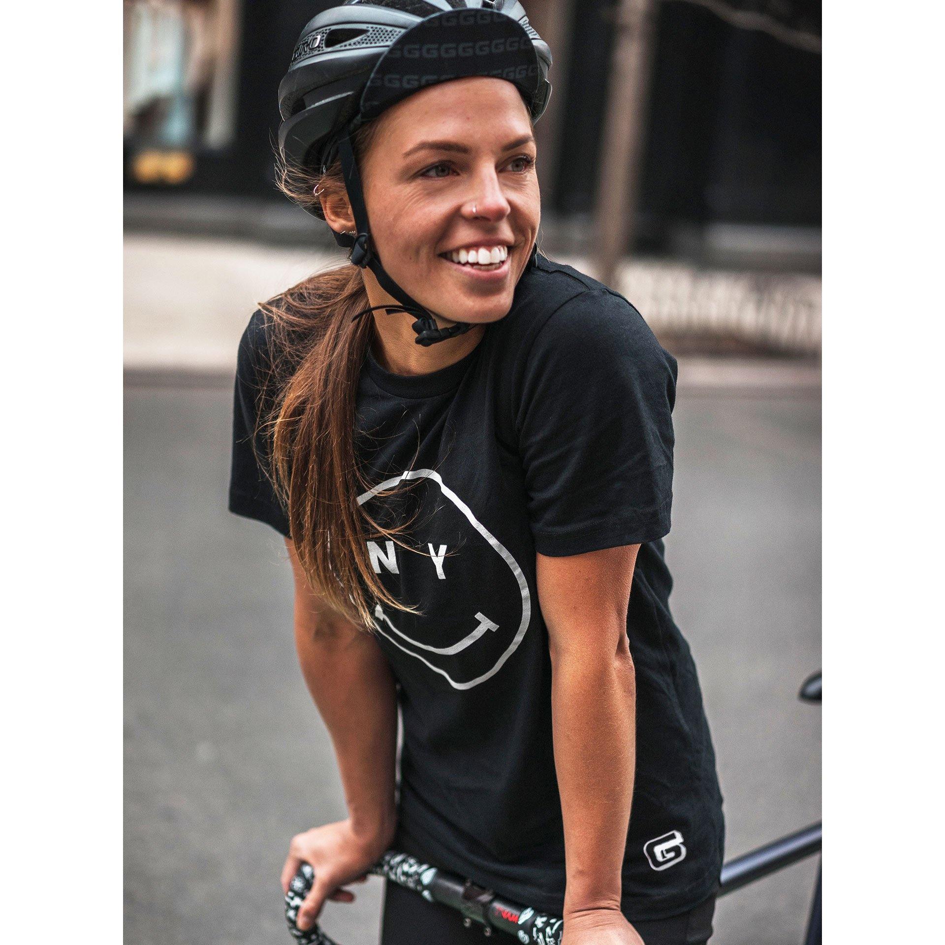 Giordana x Knowlita New York Smiley T-Shirt - Black - Image 5