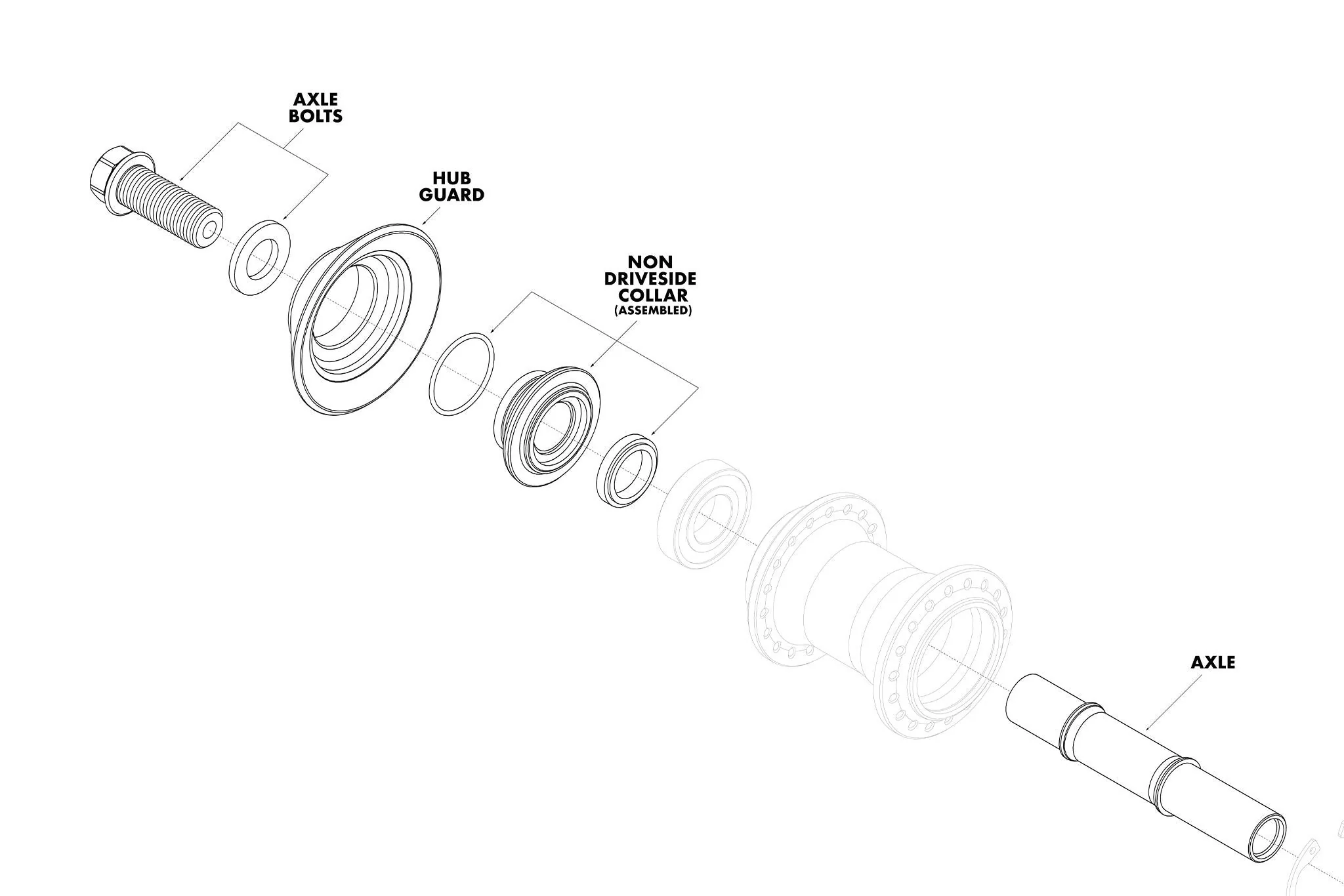 GSport Roloway Cassette Hub Parts Small Parts - Image 2