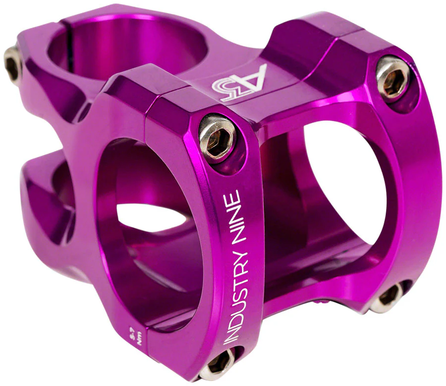 Industry Nine A35 Stem - 40mm 35 Clamp +/-8 1 1/8" Aluminum Purple