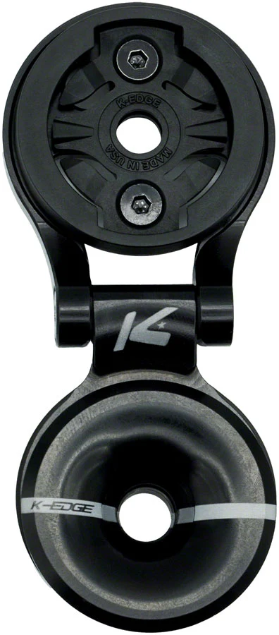 K-Edge Garmin Race Stem Mount with Cap - Black