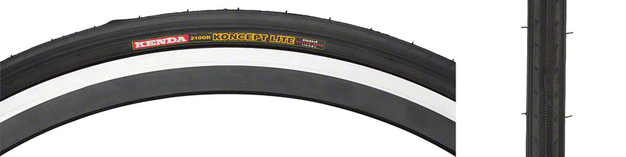 Kenda Koncept Tire - 650c x 23 Clincher, Black, 60tpi - Image 2