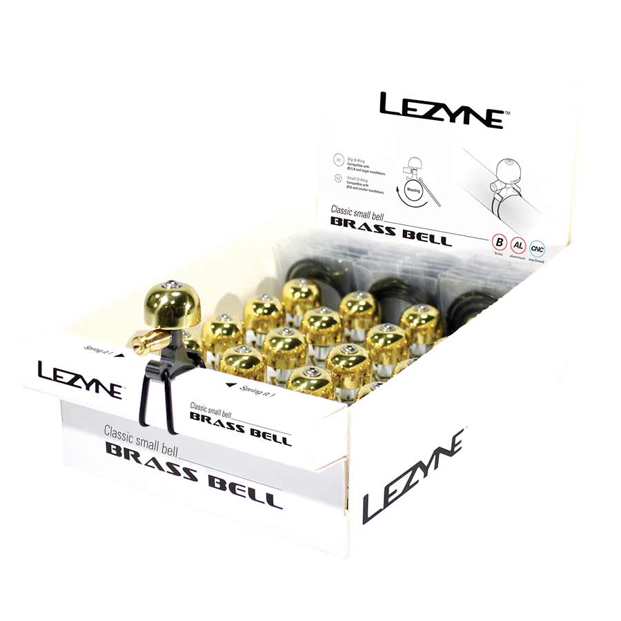 Lezyne Classic Brass Bell Brass/Black
