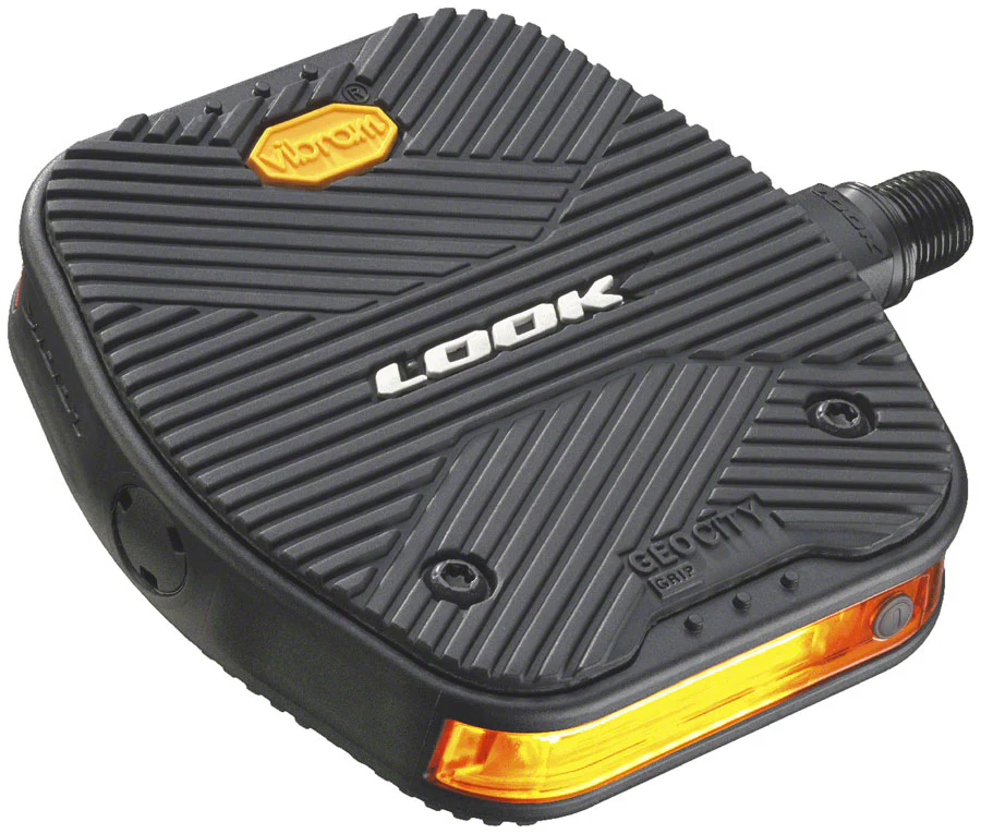 LOOK GEO CITY VISION GRIP Pedals - Platform Chromoly 9/16 Black