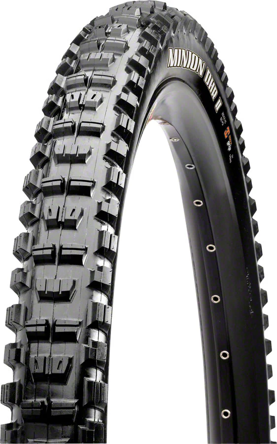 Maxxis Minion DHR II Tire - 26 x 2.3 Tubeless Folding Black Dual EXO