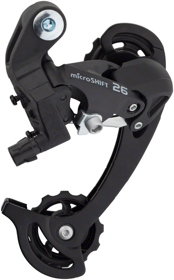 microSHIFT M26 Rear Derailleur - 7/8 Speed, Black