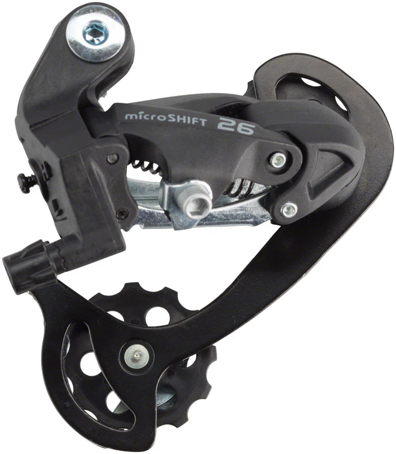microSHIFT M26 Rear Derailleur - 7/8 Speed, Black - Image 2