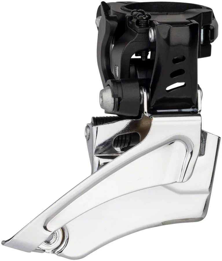 microSHIFT Marvo LT Front Derailleur - 8-Speed Double 38t Max High-Mount Band Clamp Shimano Compatible