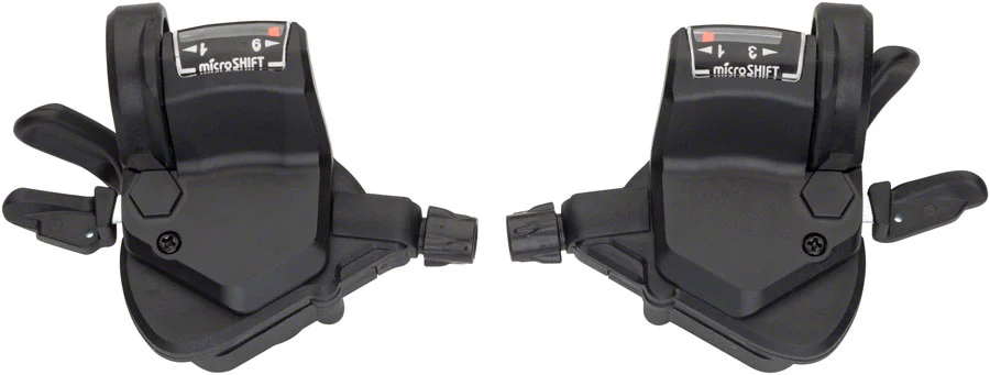 microSHIFT Mezzo Thumb-Tap Shifters - Shimano Compatible - Image 3