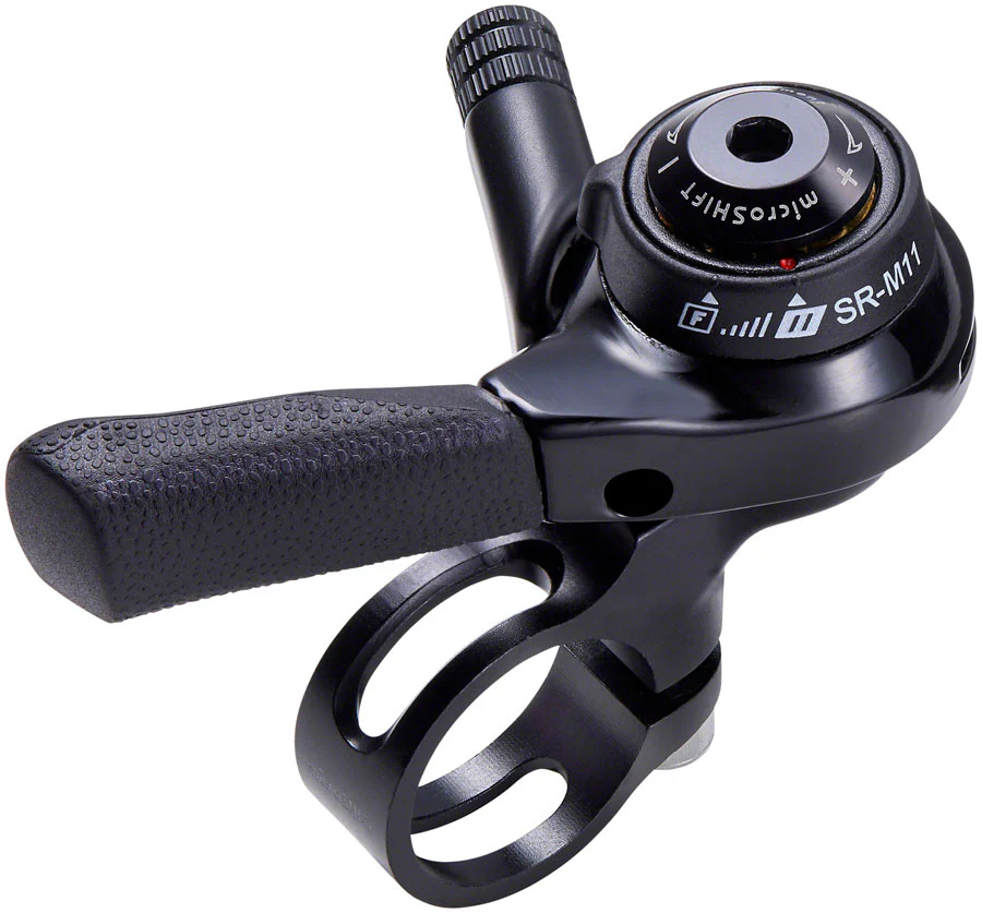 microSHIFT Right Thumb Shifter - Black - Image 3
