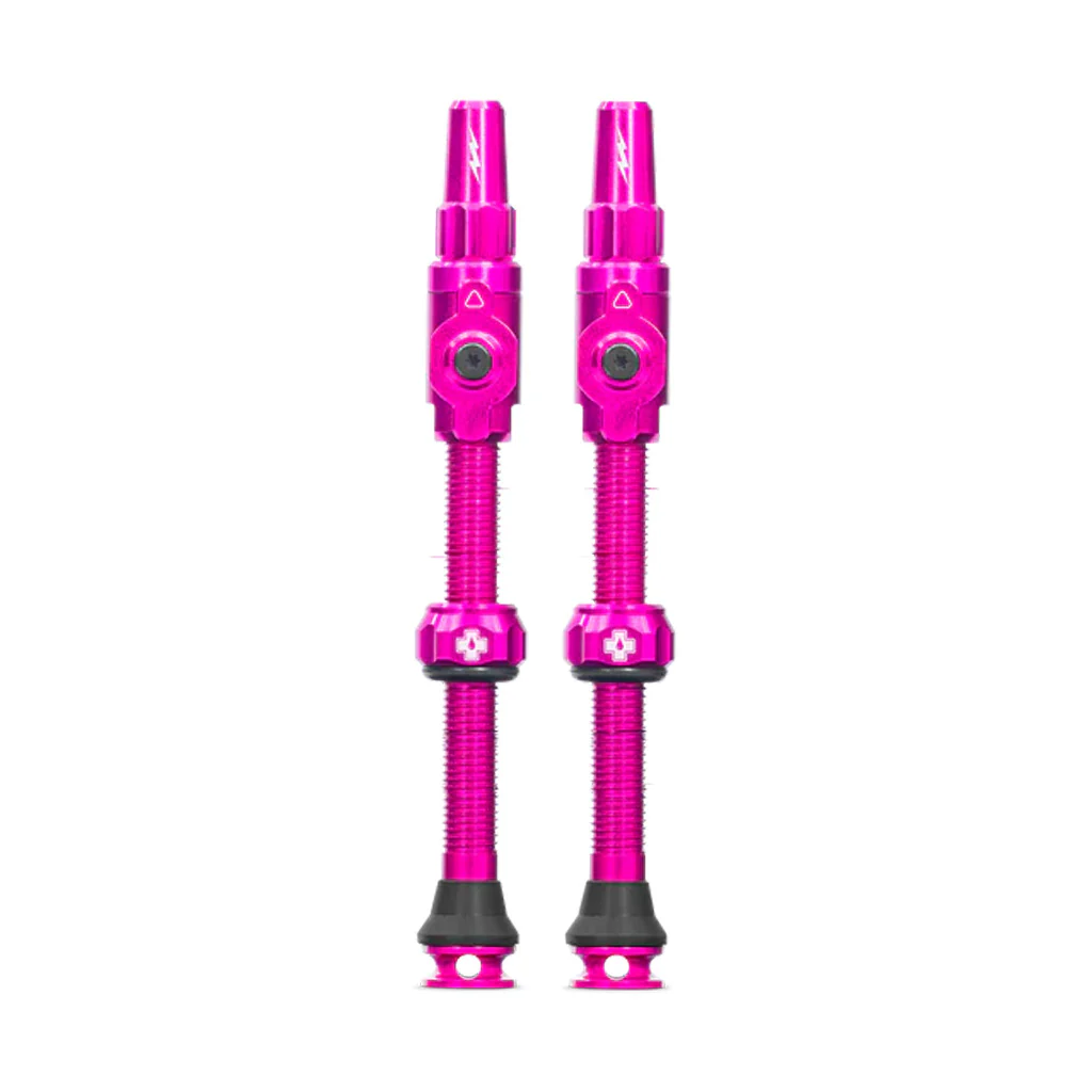 Muc-Off Big Bore Lite Tubeless Valve Stems - Medium 35mm -Pink