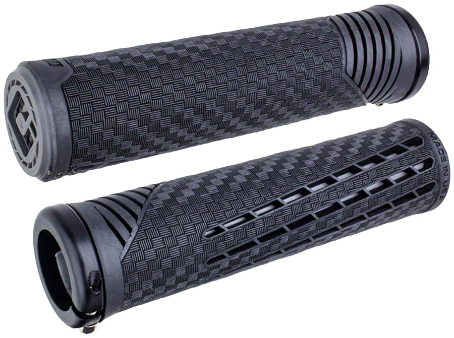 ODI CF V2.1 Grips - Blue Lock-On - Image 3