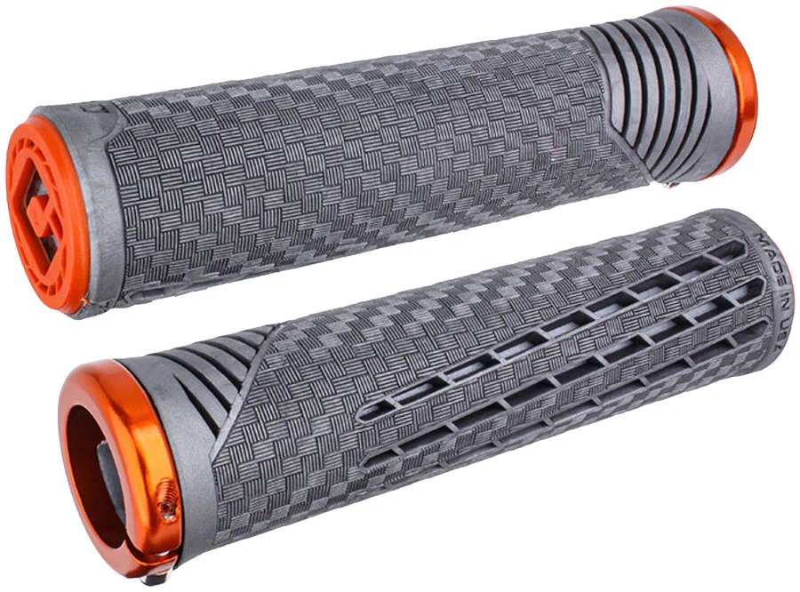 ODI CF V2.1 Grips - Blue Lock-On - Image 4