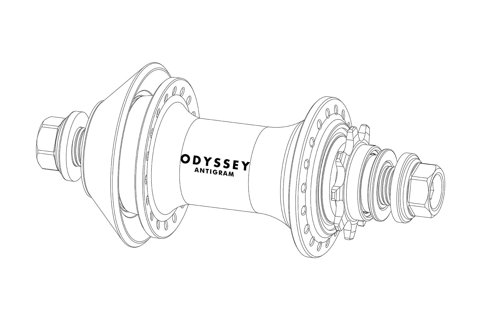 Odyssey Antigram Cassette Hub Parts (v1/v2) Small Parts