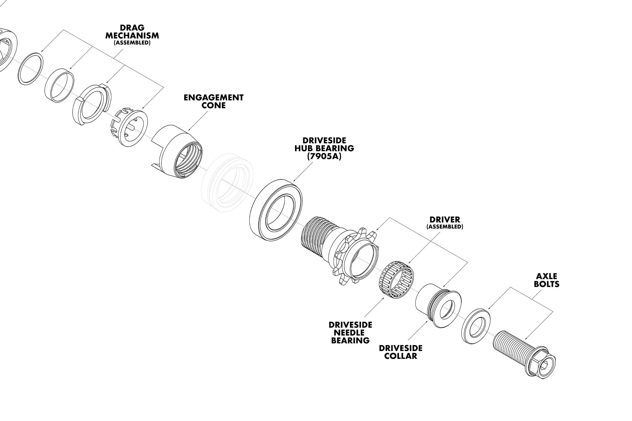 Odyssey Clutch Freecoaster Hub Parts (v1/v2) Small Parts - Image 4
