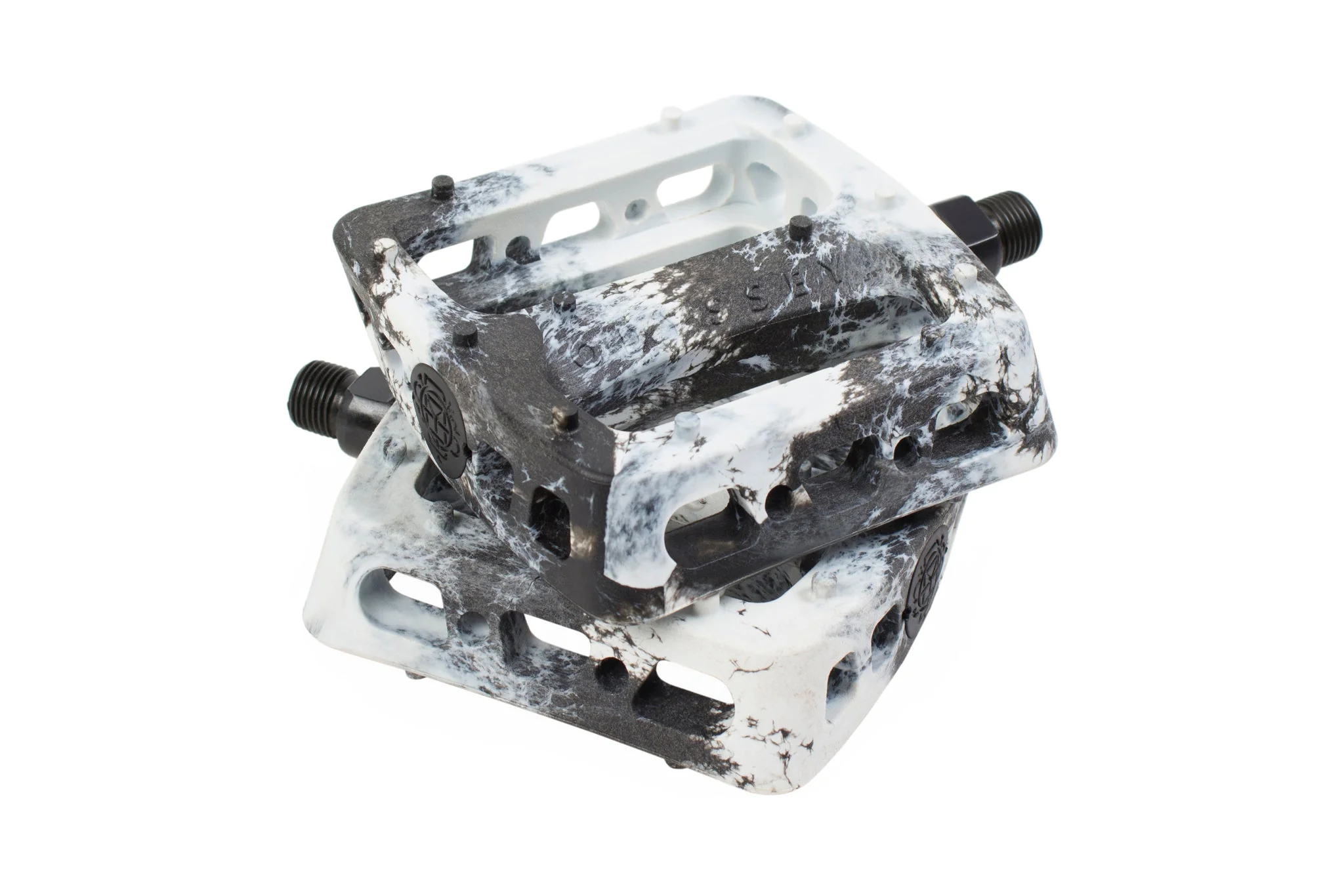 Odyssey Twisted Pro PC Pedals (Black/White Swirl) Pedals - Image 4