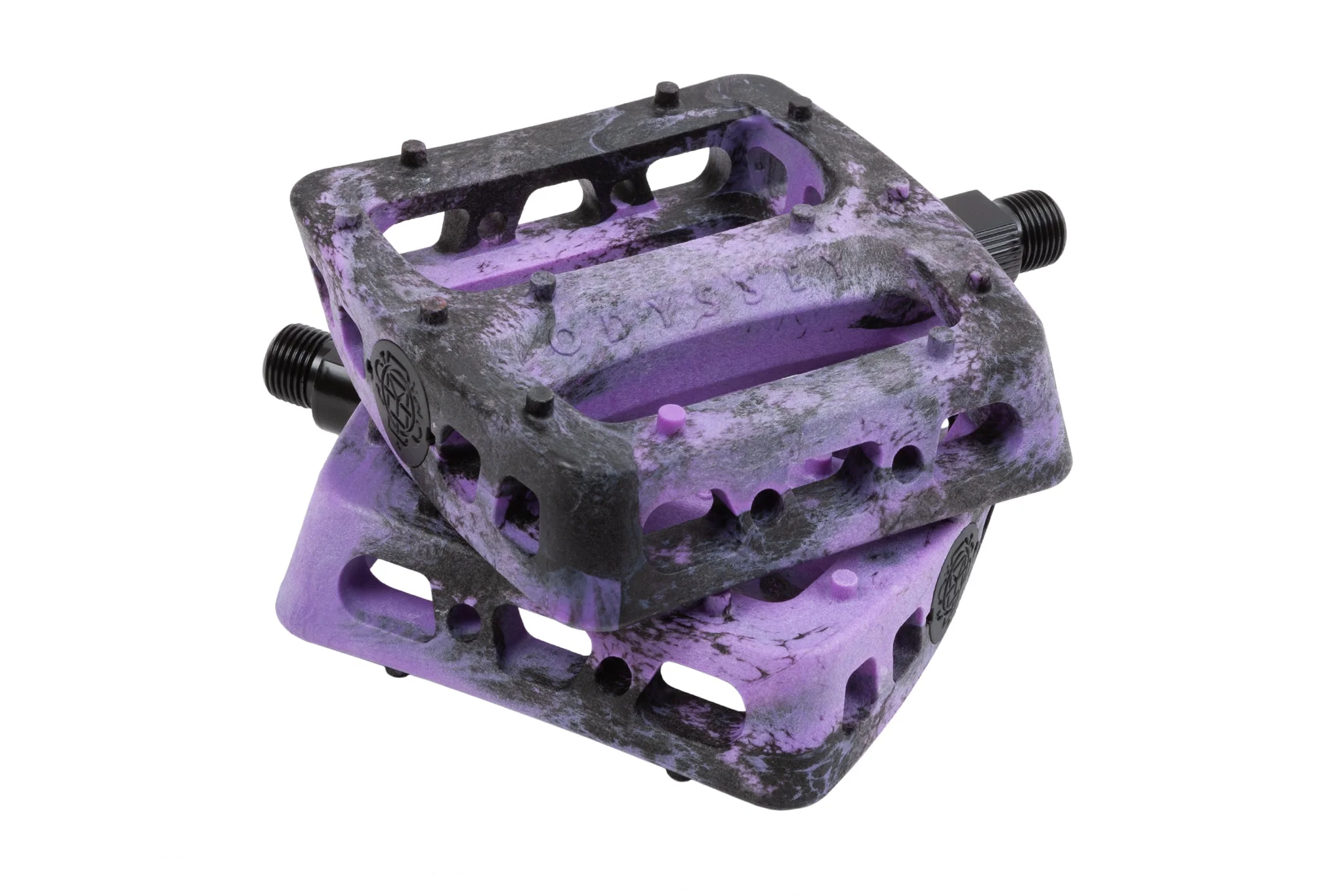 Odyssey Twisted Pro PC Pedals (Purple/Black Swirl) Pedals - Image 4
