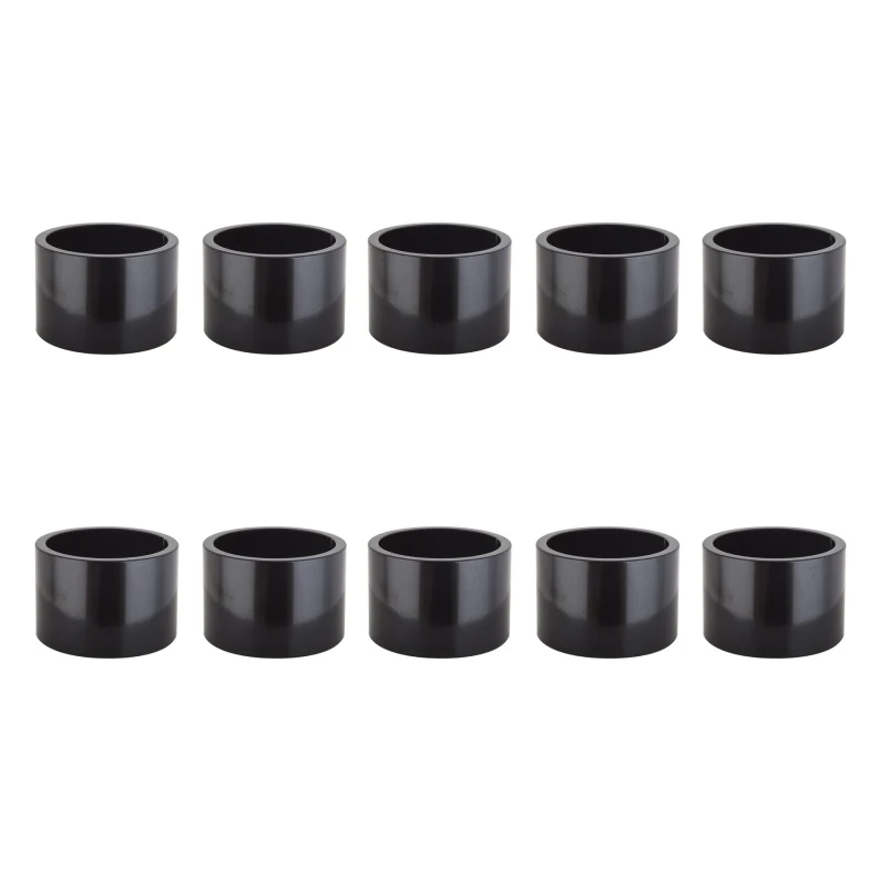 Origin8 Alloy Headset Spacers SHIS Spacer 1` x 20mm Black 10 to a bag Alloy