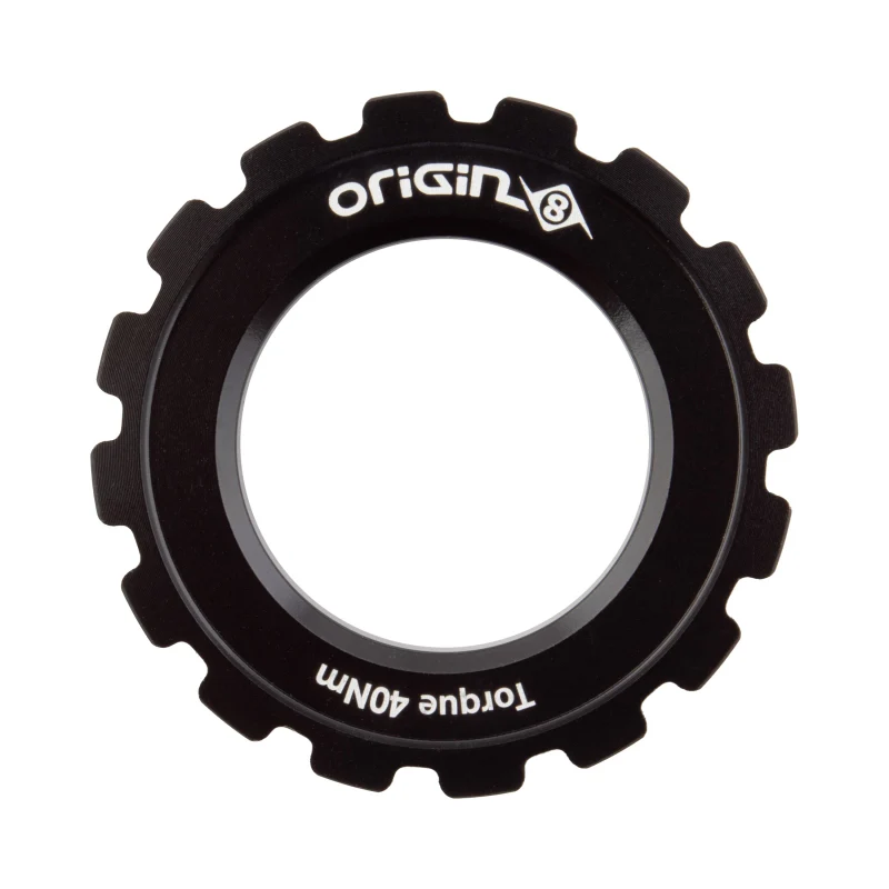 Origin8 CenterLock Disc Lockring Black Rotor