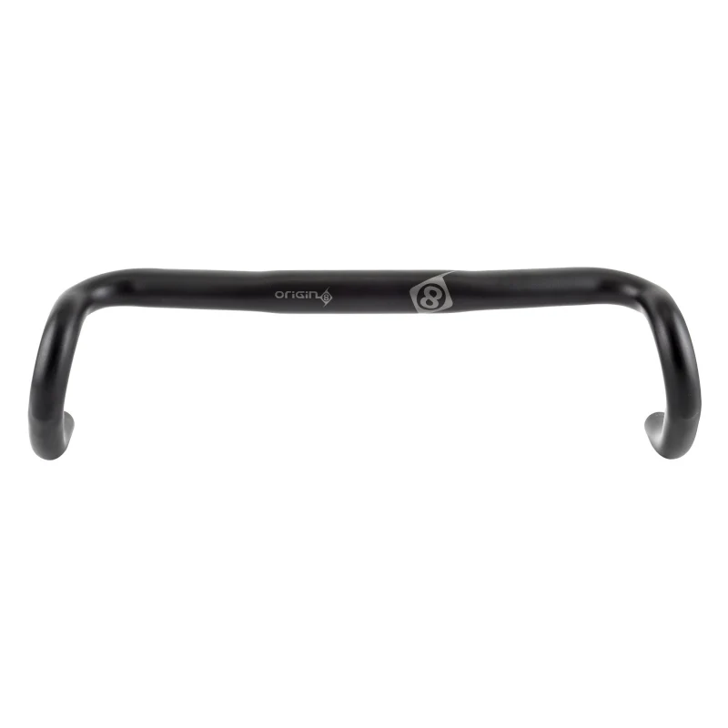 Origin8 Flare II Ergo 31.8mm 440mm 70mm 128mm 5° Black Road Drop AL6061
