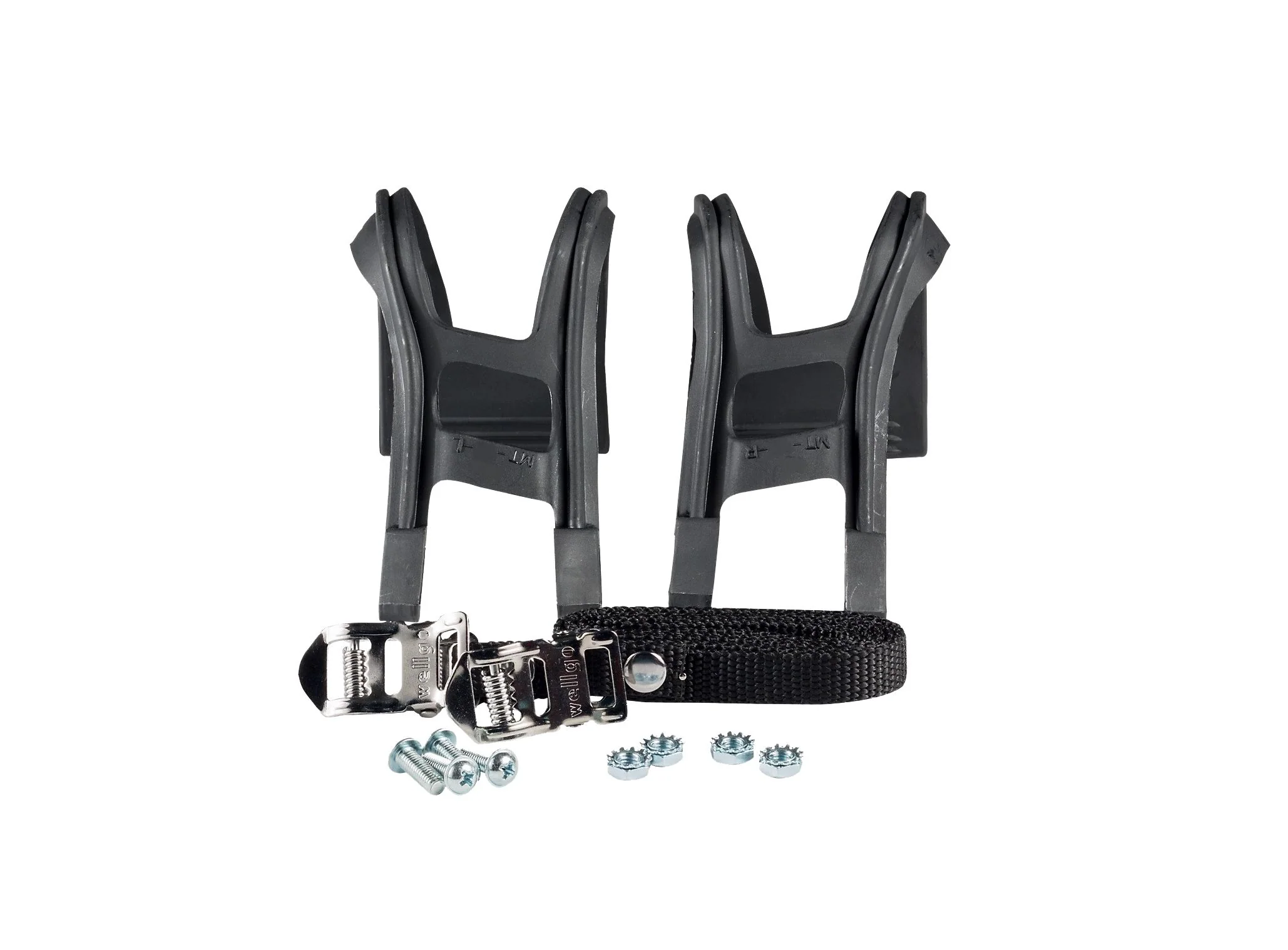 Pedal Part Wellgo Clip/Strap/Reflector Large Set