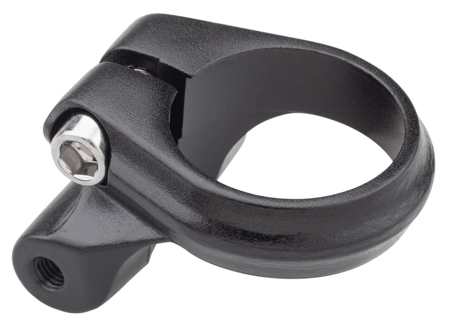 Problem Solvers Seatpost Clamp - Bolt-On Black w/ Rack Mounts