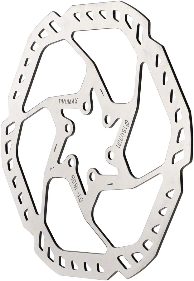 Promax Endurance E1 Disc Brake Rotor - 6-Bolt Silver - Image 2