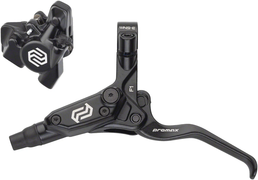 Promax F1 / DSK-927 Disc Brake and Lever - Hydraulic Flat Mount Black